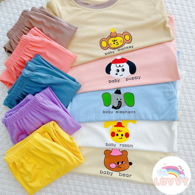 [22] Animals Pajamas Set (90~120)