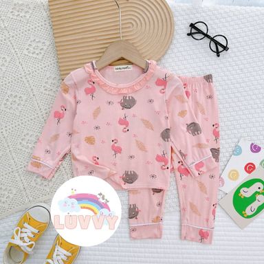 [28] Animals Printed Pajamas Set (80~120)