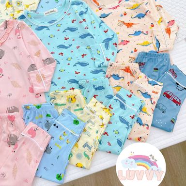 [28] Animals Printed Pajamas Set (80~120)