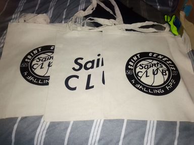 SAINT GENESIS/CLUBS TOTE BAG