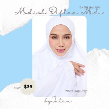 SITI KHADIJAH - Modish Diflaa Midi (Top Only)