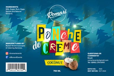 Ponche de Crème Coconut