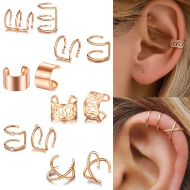  Ear Studs No. 3 Gold