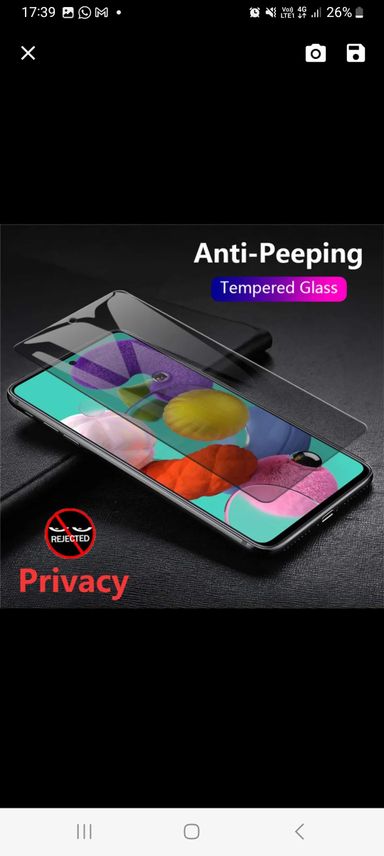 Privacy screen protector 