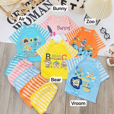 [36] Stripey Colourblock Play Set (80~120)