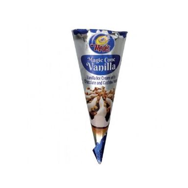 Magic Cone Vanilla Icecream With Choc & Cashew Nuts 120Ml