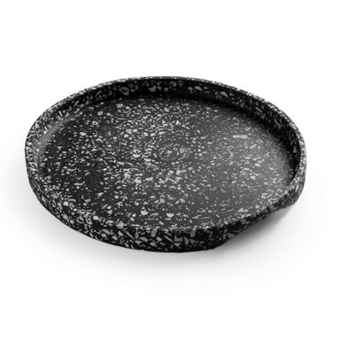 Circular Tray - Black Terrazzo