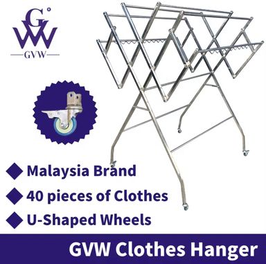 3M-A003 GVW 9112 High Quality Stainless Steel Outdoor Foldable Cloth Hanger