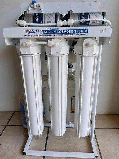 Class I pre-treatment system + 600gpd reverse osmosis.