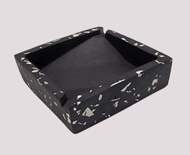 The mini (10x10) - Black Terrazzo