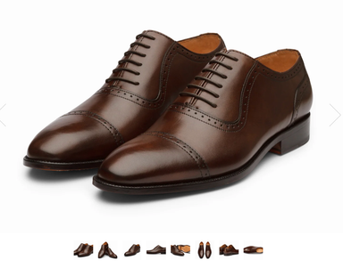 ADELAIDE OXFORD - DARK BROWN