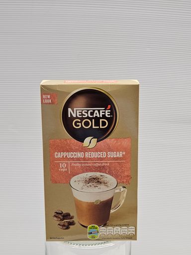 Nescafe Gold Cappuccino Reduced Sugar x 10