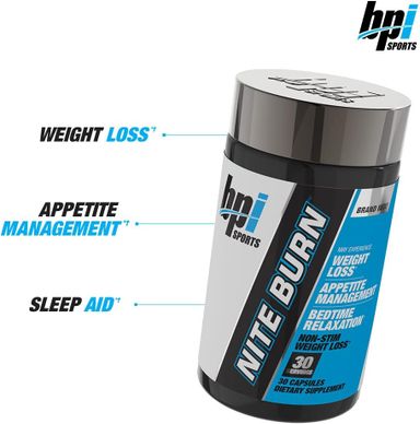 BPI SPORTS NITE-BURN 30 CAPSULES