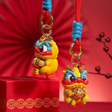 3M-A005 VKGold 2024 New Year of the Dragon Pure Gold 999 Keychain (0.02g)