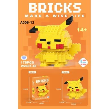 3M-A006 Mini Building Block Cute Cartoon Lego Computer Screen Clip 小型积木