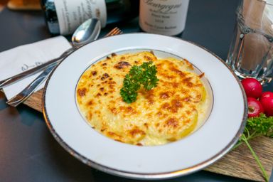 Baked Potatoes Au Gratin