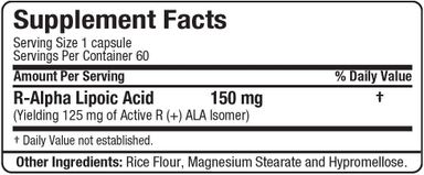 ALLMAX NUTRITION R-ALA 150MG/60 CAPSULES