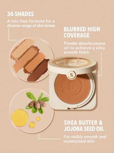 SHEGLAM Skin-Focus High Coverage Powder Foundation - Chantilly