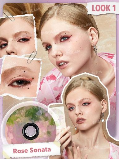 SHEGLAM Vinyl Pop Color Palette - Rose Sonata