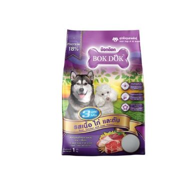 Bok Dok Beef Chicken & Liver Flv Adults Pet Food 1Kg