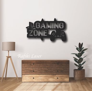 Playstation gaming zone Metal Wall Art Decor