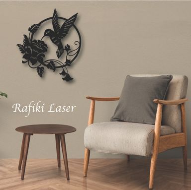 Humming Bird Metal Wall Art Decor