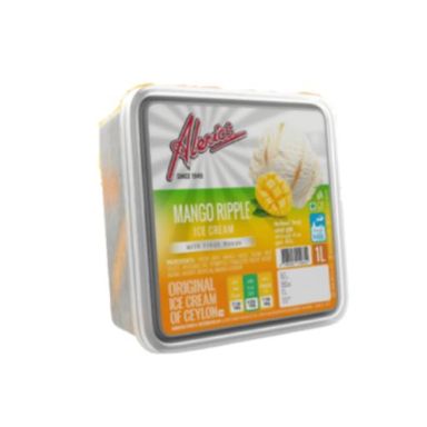 Alerics Mango Ripple Ice Cream 1L