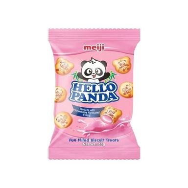 Hello Panda Strawberry Filled Biscuit 35G