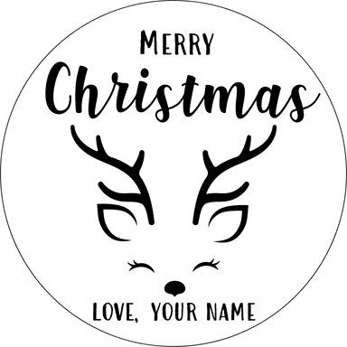 Personalised Christmas Stickers 