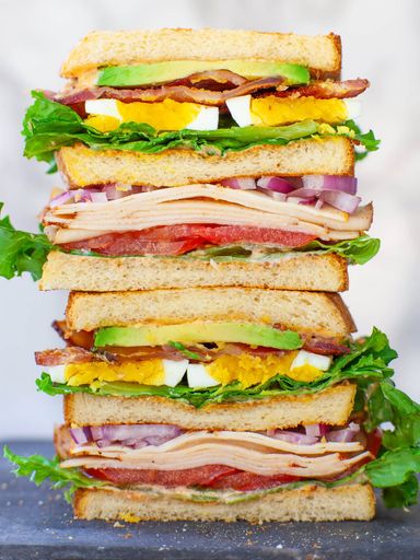 Club Sandwich Bacon/Ham/Lettuce/Tomato