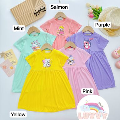 [45] Pastel Babydoll Dress (80~120)