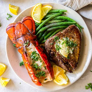 Surf n Turf - Rump Steak/Lobster Tail