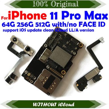 Mainboard Clean iCloud For iPhone 11 Pro Max Full Working Motherboard Support iOS Update Logic Board Plate