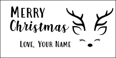 Personalised Christmas Stickers 