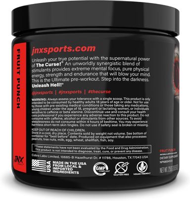 JNX THE CURSE 50 SERV FRUIT PUNCH