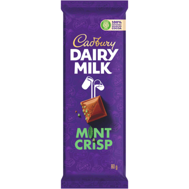 Cadbury Dairy Milk Mint Crisp 80g