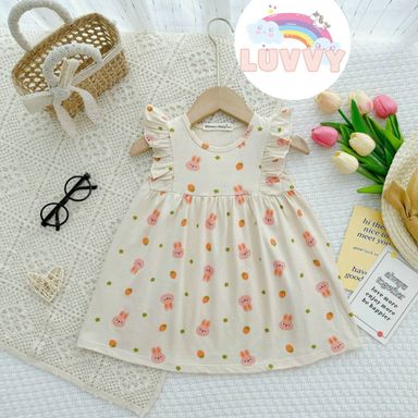 [46] Sleeveless Ruffle Dress (80~110)