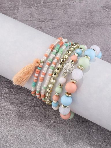 Set Of 6 Bracelets 