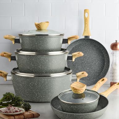 10pcs Round Granite Cookware