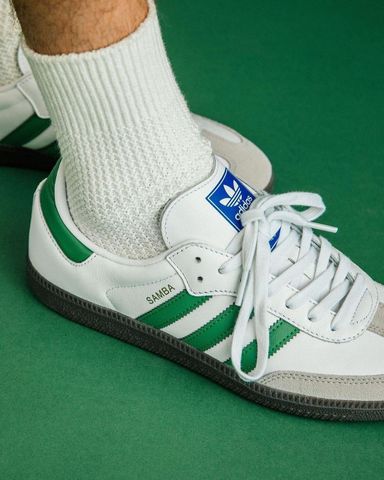 Adidas Samba White Green