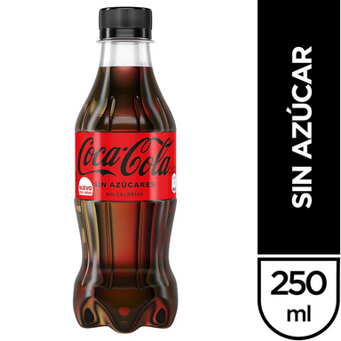 Coca Cola sin Azucar 250 ML