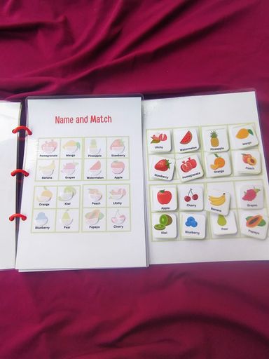 'I Know My Fruits' Busy Book