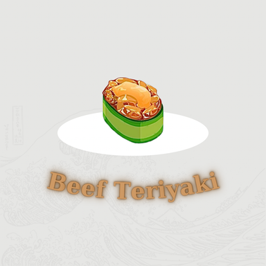 Beef Teriyaki Sushi