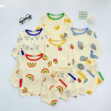 [52] Everyday Things Pajamas Set (90~120)