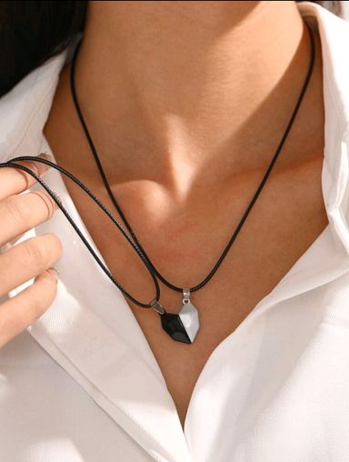 Magnetic Heart Necklaces