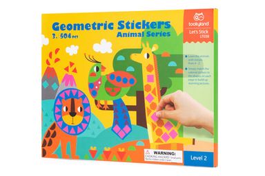 Tooky Geometric Stickers - Animals A-Z