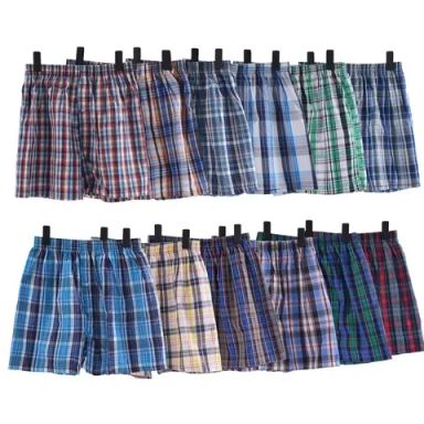 Cotton Plaid Pants