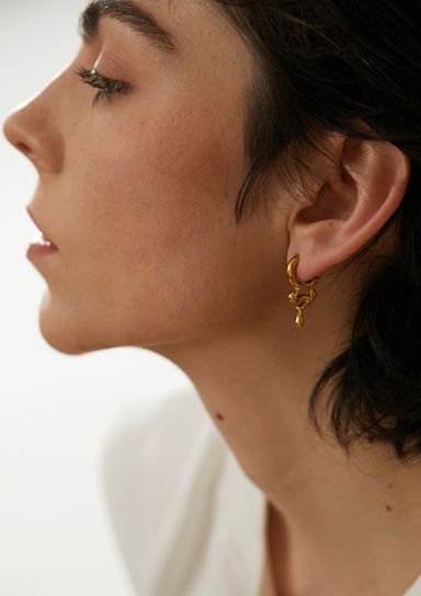 Liquid Gold Hoops