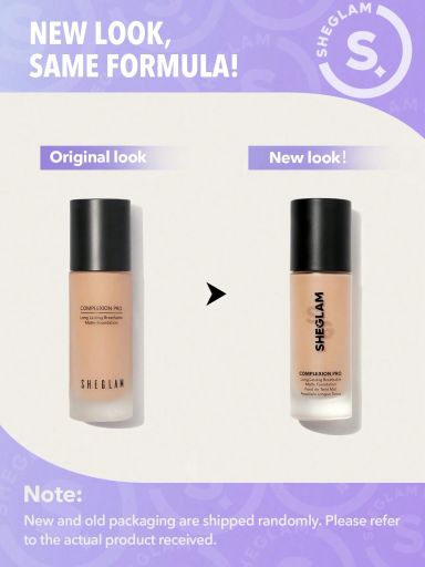 SHEGLAM Complexion Pro Long Lasting Breathable Matte Foundation - Fair