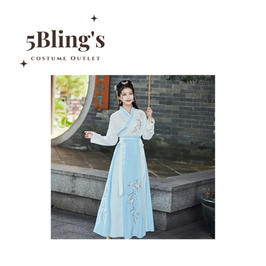 HANFU TANG SUIT BLUE